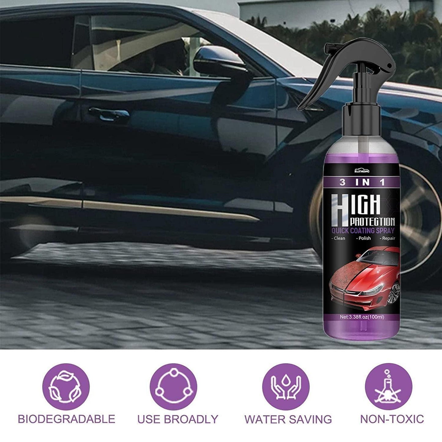 HydroShield™ 3-in-1 Nano Ceramic Spray