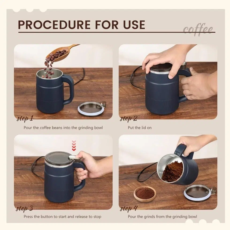 Electric Coffee & Spice Grinder for Home | Stainless Steel Masala Grinder Machine